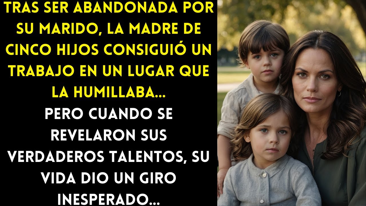 LA MADRE CONSIGUIÓ UN TRABAJO EN UN LUGAR QUE LA HUMILLABA, PERO CUANDO SE REVELARON SUS TALENTOS...