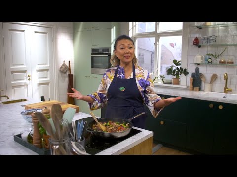 Kökets middag: Grönsakswok med kyckling och bovetenudlar - Köket