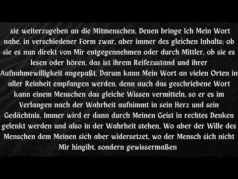 NEUJAHRSBOTSCHAFT: WIDERSTAND DER MENSCHEN GEGEN GOTT ....