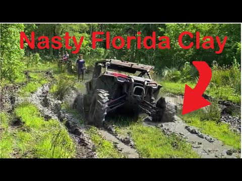 Honda Talon on 37's walks through nasty FL clay