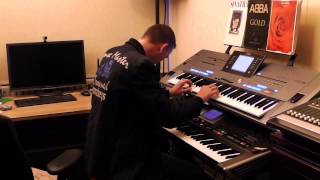 Roland Kaiser - Warum hast du nicht nein gesagt feat. Maite Kelly Yamaha Tyros 5 Roland G70 by Rico