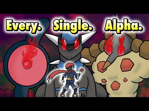 How I Caught EVERY ALPHA Pokemon in Legends Arceus