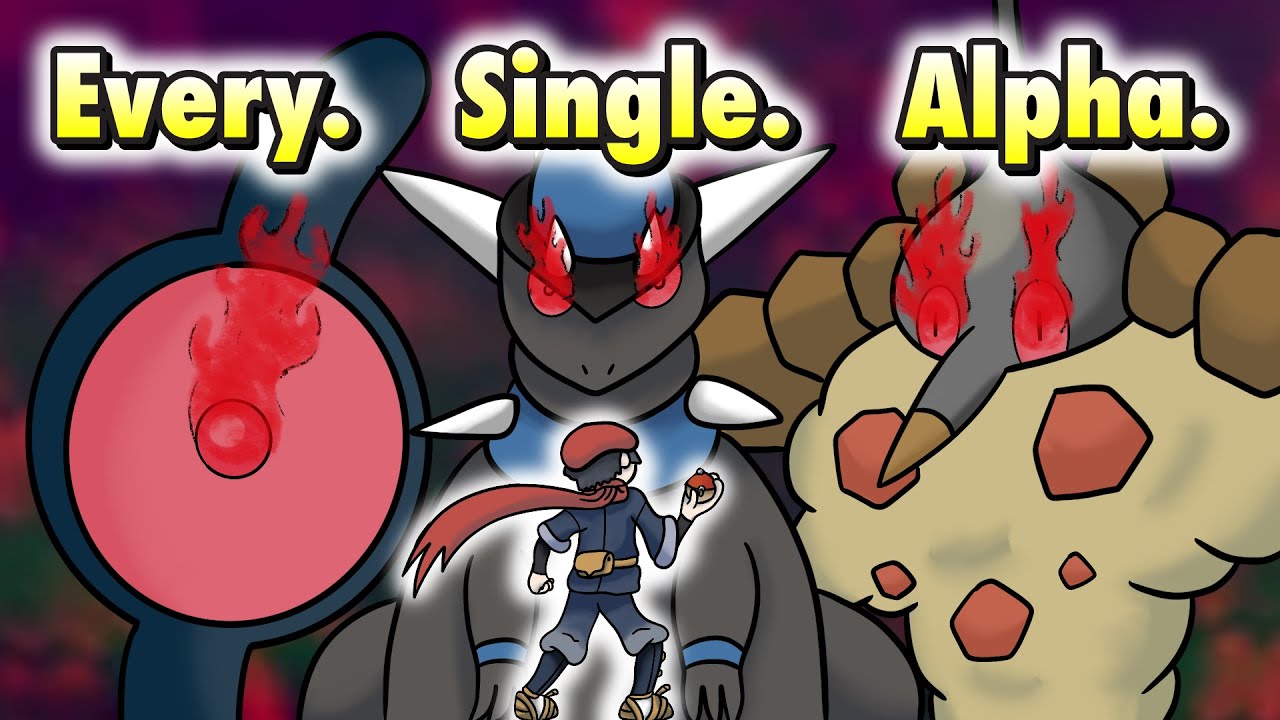 How I Caught EVERY ALPHA Pokemon in Legends Arceus