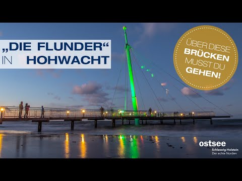 Entdecke die Seebrücke "Die Flunder" in Hohwacht an der Ostsee