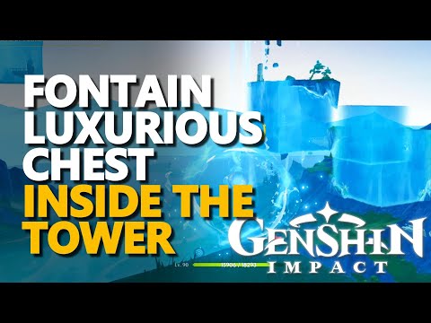 Fontain Luxurious chest inside the tower Genshin Impact