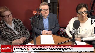 Wideo1: Leszno Kwadrans Samorządowy - Stefania Ratajczak, Mariusz Nowacki, Barbara Mroczkowska