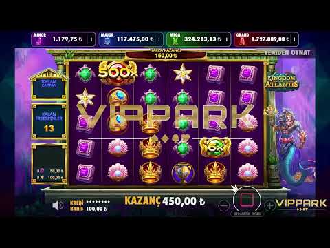 KINGDOM OF ATLANTIS JACKPOT PLAY | 100₺ BAHİS İLE 500.000,00₺ KAZANÇ