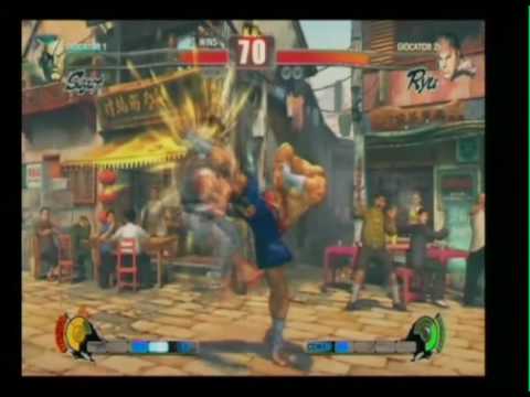 Angel666 (Ryu) vs Jabba (Sagat) - AEX Ranbat Roma 2.4 [Street Fighter IV tournament]