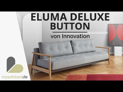 ELUMA DELUXE BUTTON Schlafsofa von Innovation - Umwandlung zum Bett - mysofabed.de