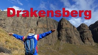 Hiking the Amphitheatre in Drakensberg, South Africa