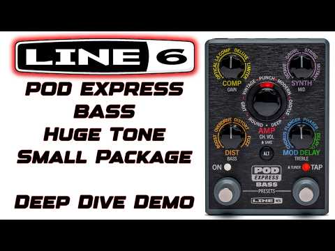 Line 6 POD Express Bass 2024 - Present Grey / Black image 7