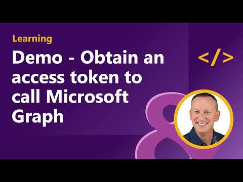 Demo Obtain an access token to call Microsoft Graph