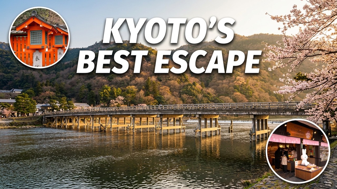Arashiyama Kyoto Japan 4K | Shrines, Shops & Riverside Views | luong