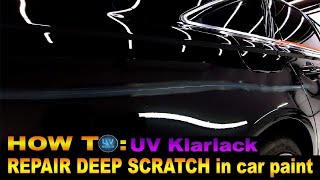 Deep Scratch repair on car-WITHOUT painting