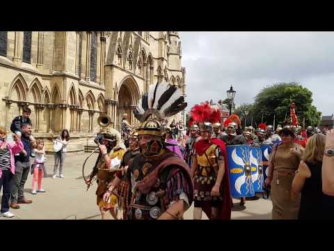 Roman Parade Through York, 3rd June 2018