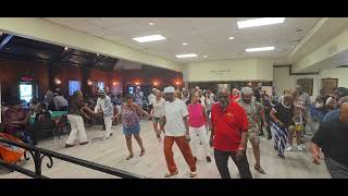 DMV Senior Hand Dancers doing the "Rollo Shuffle " at American Legion in Cheverly.