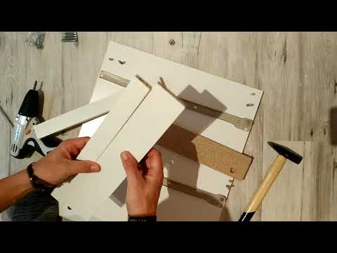 Сборка тумбочки из Ikea, Лайф Хак с автодоводчиком/ Ikea how to setup furniture
