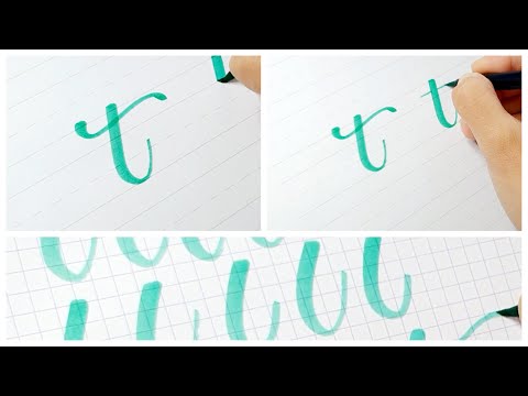 Práctica de Caligrafía | Letra "t"