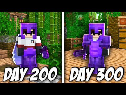 I survived 300 Days in JUNGLE ONLY biome in Minecraft Hardcore (Hindi)