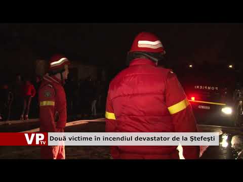 Două victime în incendiul devastator de la Ştefeşti