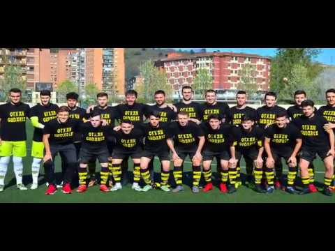 Homenaje a  Xabier Gorostizaga. Otxan  por su grave lesion.