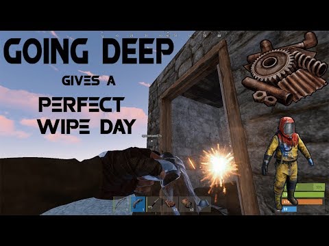 GOING DEEP leads to a PERFECT WIPE DAY - Rust Solo Survival S2E1