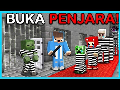 MIPAN & ZUZUZU BUKA PENJARA DAN MENANGKAP PENJAHAT DI MINECRAFT SURVIVAL!
