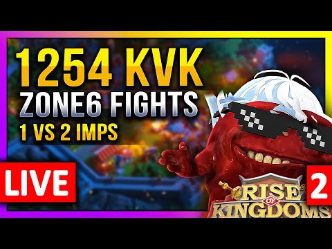 1254 KVK: Zone6 Fights #2 🔥 LIVE! 🔴 #C11503, #1254, #1306, #1834