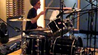 Matty Amendola laying down drum OD's on 