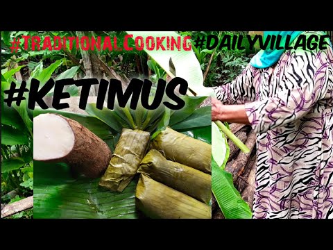 #KueTradisional #BahanSingkong #Ketimus How to make cassava cake ini banana leaves