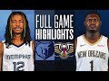 GRIZZLIES at PELICANS | FULL GAME HIGHLIGHTS | December 26, 2023