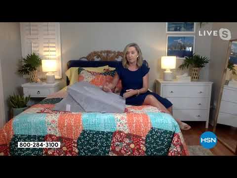 Concierge Collection 5in1 Comfort Wedge Pillow with Remo...