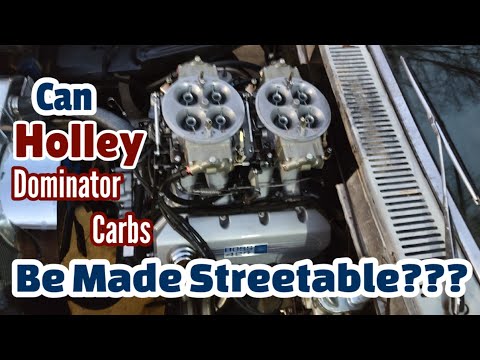 Can Holley Dominator Carbs be Streetable??? How To.. plus I drive Casper to see @DavidVizard