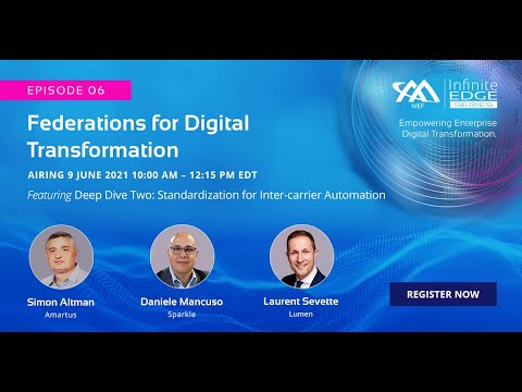 MEF Infinite Edge Episode 6 - Deep Dive: Standardization for Intercarrier Automation