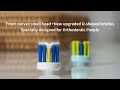 Відео огляд Dentshield ортодонтична зубна щітка для брекетів, м'яка