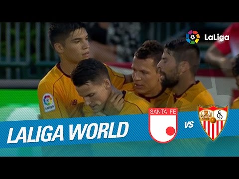 Resumen de Independiente de Santa Fe (1-2) Sevilla FC