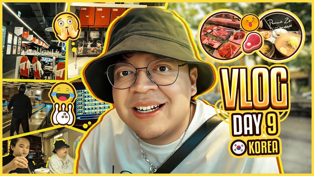 VLOG KOREA DAY 9 - MAIN KE WARNET T1 - ADA TEMPAT BOWLING DI BAR KOK BISA?