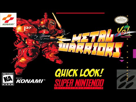 Metal Warriors! SNES Quick Look! - YoVideogames