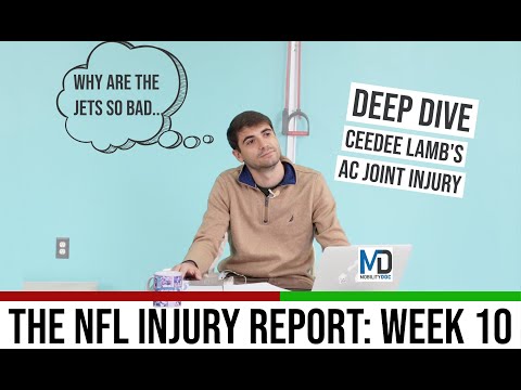 The NFL Injury Report - Week 10 & Deep Dive into CeeDee Lamb's AC Joint Injury