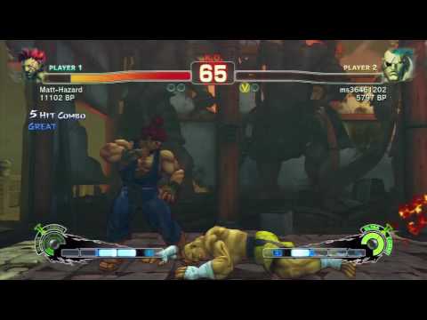 SSF4 Akuma (Matt-Hazard) vs Sagat (ms36461202)