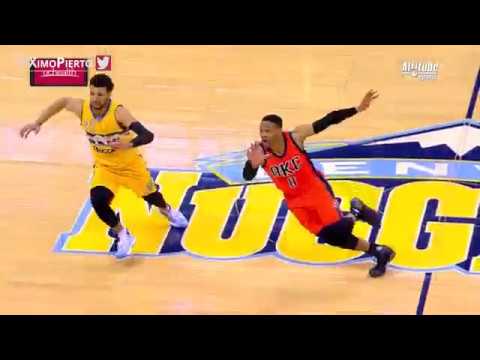 Russell Westbrook GAME WINNER | Thunder vs Nuggets | April 9, 2017 | 2016 17 NBA Season