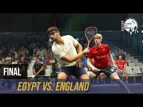 Egypt v England: Final, 2022 WSF Men's World Junior Team Championship