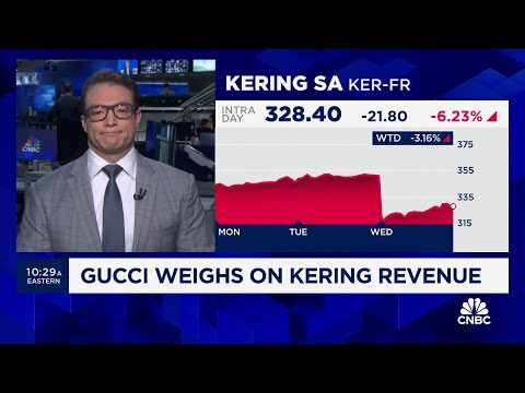 Kering guides lower after weak Gucci sales