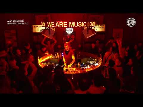 ANJA SCHNEIDER — Live DJ Set at Mad Radio New York | House / Minimal House / Deep House
