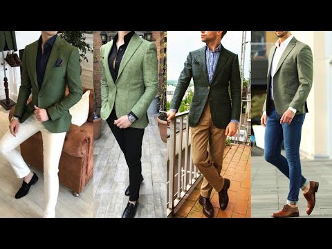 Green Blazer Outfit Ideas For Men | Green Blazer...