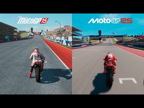 MotoGP 15 vs MotoGP 25 | Direct Comparison - 10 Years of Evolution