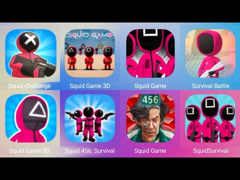 Squid Challenge Survival, Squid Game 3D, Squid Game, Survival Battle Royale, Squid 456 Survival