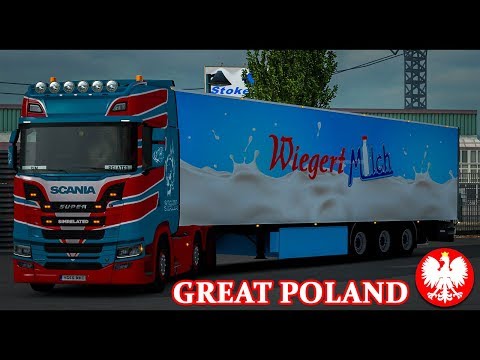ETS 2 1.30 Great Poland Scania S520 V8 Warszawa - Lublin | Euro Truck Simulator 2