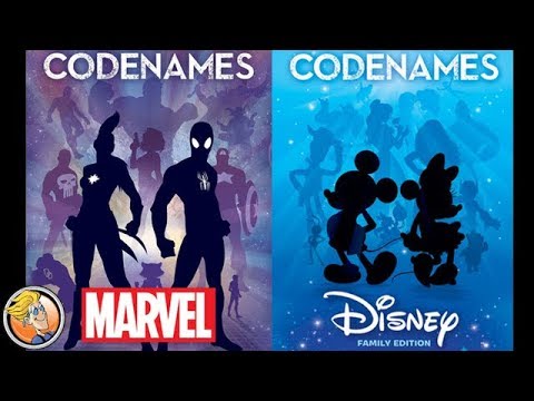 Codenames: Marvel & Codenames: Disney — game preview at Gen Con 50