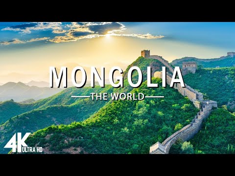 FLYING OVER MONGOLIA 4K UHD   Relaxing Music Along With Beautiful Nature Videos   4K Video HD 720p